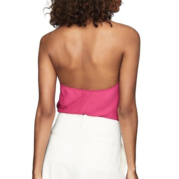 Reiss Sleeveless Rose Ruffle Top 8 - Picture 2 of 6